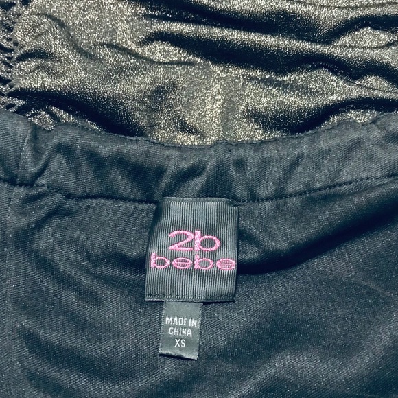 2B BEBE GOLDEN BRONZE SEXY DRESS - Picture 8 of 14